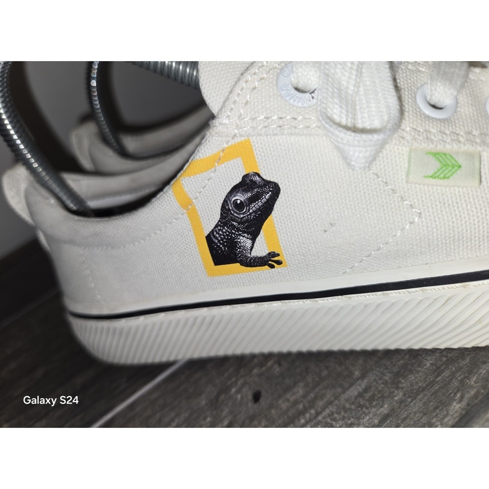CARIUMA National Geographic Gecko Low Canvas Sneaker Men's 6.5/Women's 8 Size - Picture 2 of 10